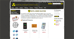 Desktop Screenshot of digitalgeigercounters.com